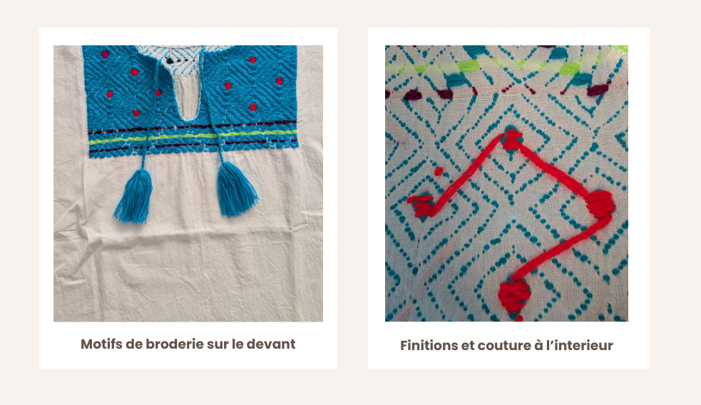 Blouse artisanale brodée – Image 3