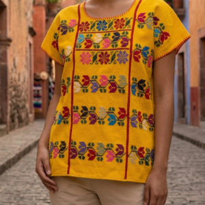 Blouse artisanale mexicaine