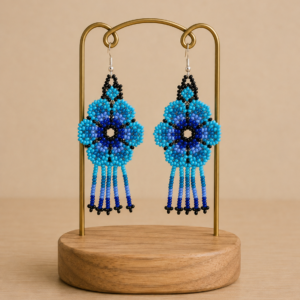 Boucles d’oreilles artisanales - Fleurs