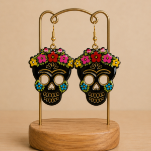 Boucles d'oreilles  - Tête de mort