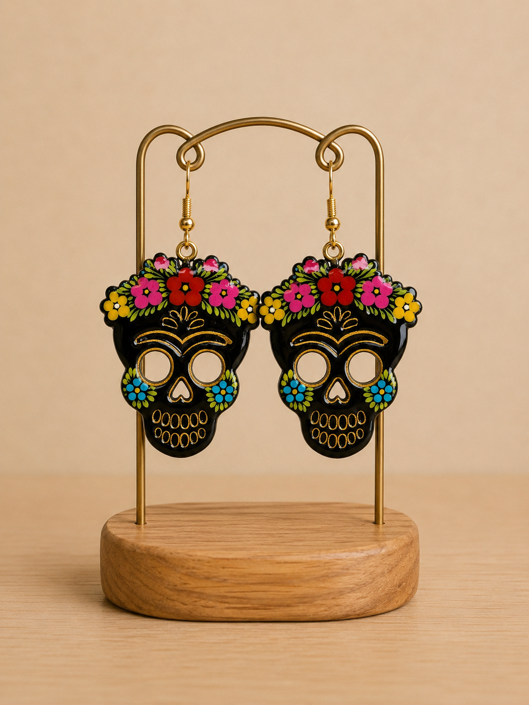 Boucles d'oreilles - Tête de mort