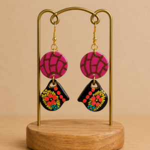 Boucles d'oreilles - Pain & tasse