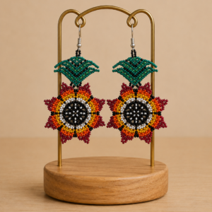 Boucles d’oreilles artisanales - Perles