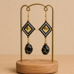 Boucles d'oreilles Ojo de Dios - Pierres naturelles