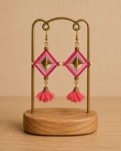 Boucles d'oreilles Œil de Dieu-Fleur
