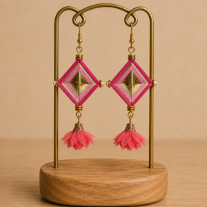 Boucles d'oreilles Ojo de Dios - Fleur