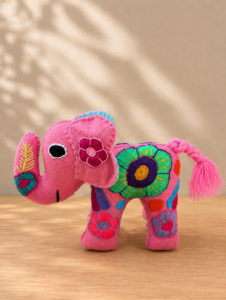 Peluche décorative artisanale
