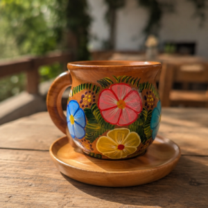 Tasse artisanale en bois
